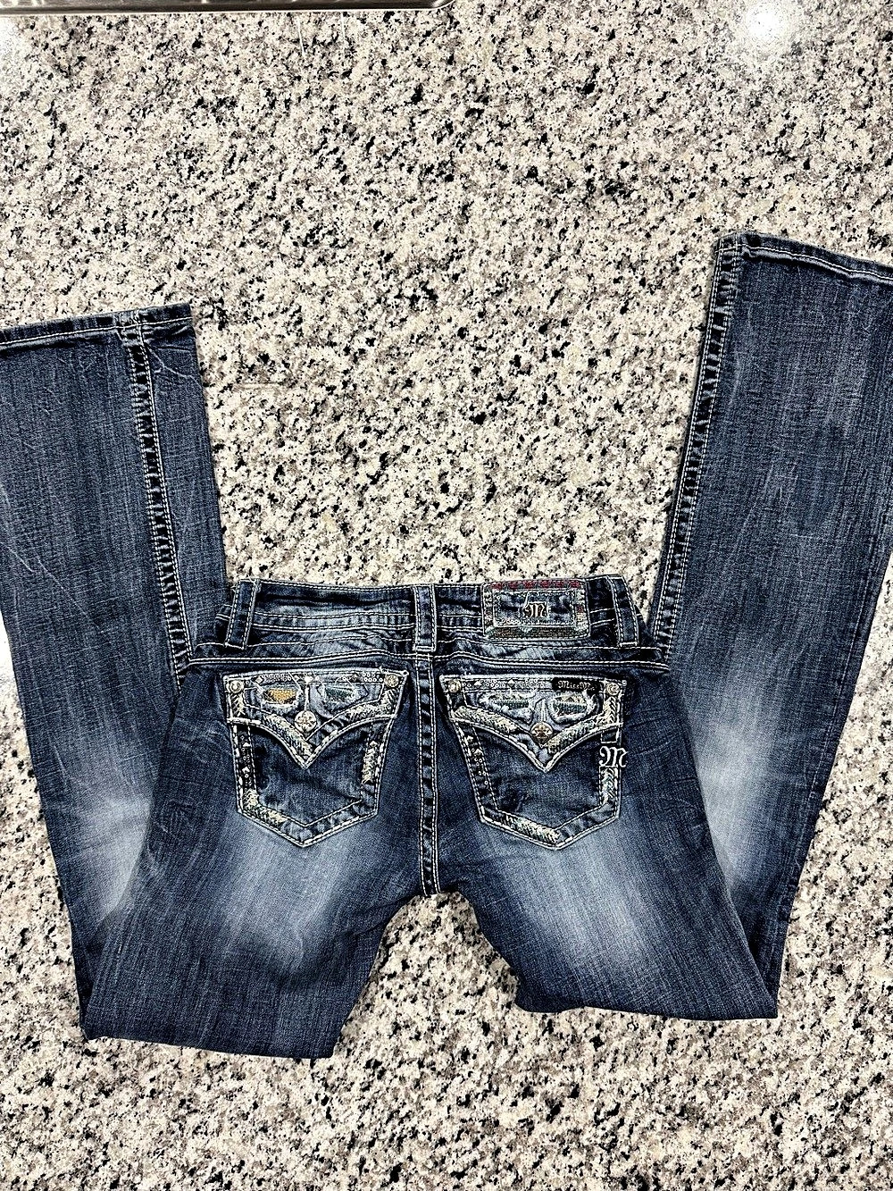 Miss Me Signature Bootcut Jeans Blue - Picture 2 of 2